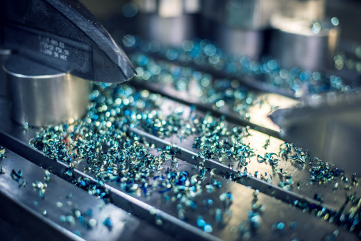 Mettalspäne im Detail