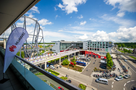 Blick auf Nürburgring aus dem Hotel