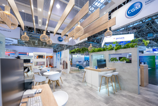 Messestand auf einer Messe