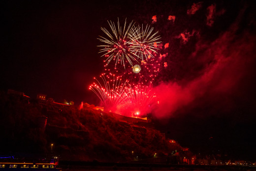 Feuerwerk Festung Ehrenbreitstein in Koblenz