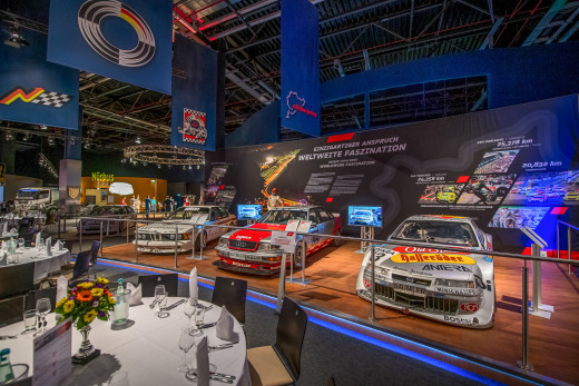 Eventraum mit Autos Nürburgring