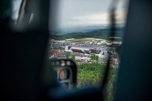 Nürburgring aus der Sicht von oben