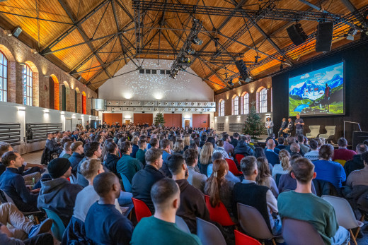 Großen Event mit Vortragsbühne